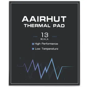 Pads-2 Aairhut Thermal Pad 13w/m.k 120x120x1mm Silicone Cooling Gpu Cpu Non-con
