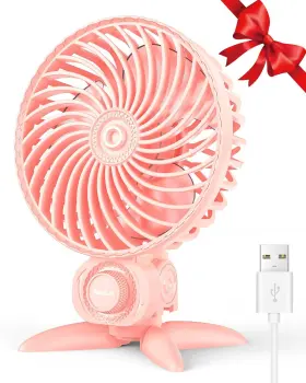 Zls-usb02 Aaolin Usb Small Fan Desk Fans With Cvt Variable Speeds Strong Cooling Airflow Qu