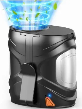 16krmp Abibo Portable Waist Fan Powerful Clip With Rechargeable