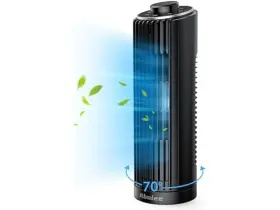 Abolee 717331726782 Tower Fan For Bedroom Black 13in 4.3in 13 Inch -knob