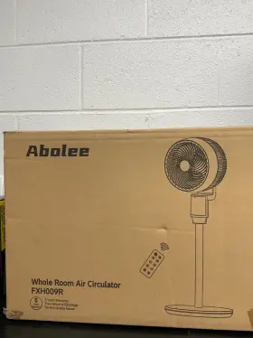 Fxh009r Abolee Whole Room Air Circulator Omni-directional Fan With Remote New