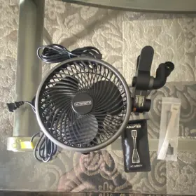 Ac-ccs4 Ac Infinity Cloudray Clip-on Fan Adjustable Tilt Electric Black 3 Blade