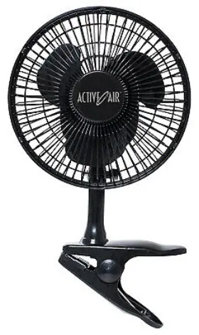 Horf6 Active Air Hydroponic Clip Fan 5-watt 6- Inch