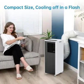 Adoolla 196336615855 8000 Btu Portable Air Conditioner Conditioners 3-in-1 15v #3