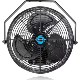 Adrinfly 744759541703 Outdoor Rated Water-resistant High Velocity Metal Industrial Wall Mount Fan 12 I