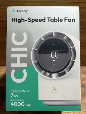 Tb02 Aecooly High Speed Table Fan