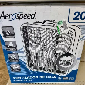 12345 Aerospeed 20 Inch 3 Speed Box Fan 5w 1500 Rpm 5v Desktop Laptop Home Appliance Compatibl
