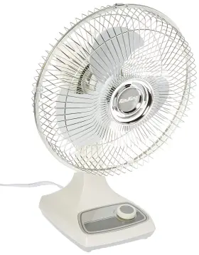 9154 Air King 046013390608 9-inch 2-speed Commercial Oscillating Table Fan White