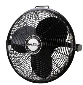 9318 Air King 046013394705 Industrial Grade High Velocity Multi Mount Fan 18-inch Black
