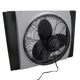9166 Air King 046013459824 20 Inch 1/6 Hp Whole House Window Fan 3-speeds Exhausting Black