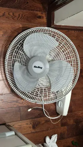 9016 Air King Oscillating Fan Wall Mount 3-speed 16 In