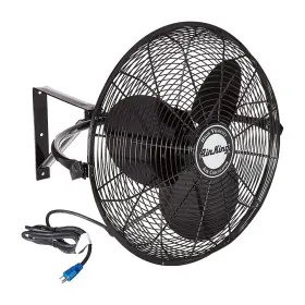 9020 Air King 20 Inch 1/6 Hp 3-speed Non-oscillating Enclosed Wall Mount Fan For Parts