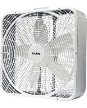 9723 Air King 20 Inch Box Fan 3 Speeds 120vac Carrying Handle #98