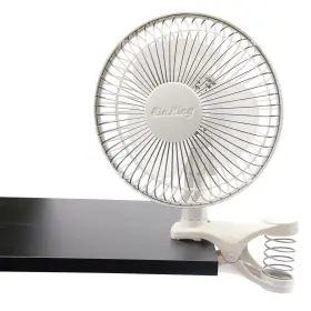 B0007q3rru Air King 9145 6-inch 2-speed Clip-on Fan Portable Quiet Operation