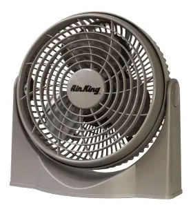 B0007q3ru2 Air King 9530 9 Inch 3-speed High Performance Pivoting Fan Gray