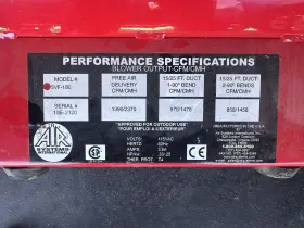 Svf-10e Air Systems International Confined Space Fan Red 15 Inch W 3we67 #3