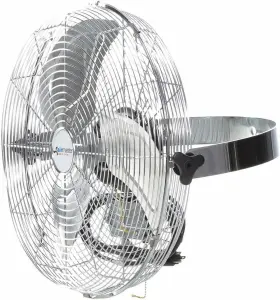 78971 Airmaster 12 Inch Work Station Yoke Mount Fan Chrome New Sealed