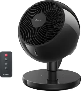 Fb2067r Airmate Large Circulator Fan 10 Speeds 12inch With Remote And Timer Black