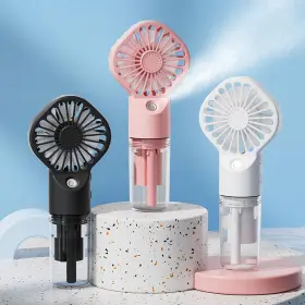 Airprossing 445029326336 Misting Fan Portable 3 Pack Handheld Fans With 4 Speeds And Rec