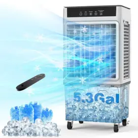 Airthryl 653998467142 2200cfm Portable Air Conditioners With Remote 3-in-1 Evaporative Swamp Cool