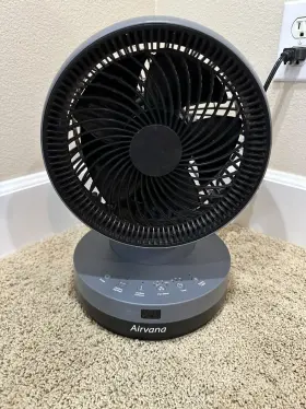 Av1200 Airvana Orbital Oscillating L/r And U/d Power Fan Tested Working Euc