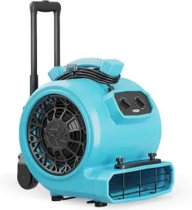 Ge4000htc Alorair Aloriar 4000cfm Air Mover Blower Fan 3speeds Floor Drying With Handle Wheelkit
