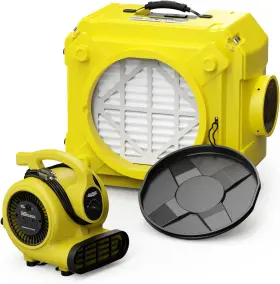Gf600a-yellow Alorair Air Scrubber X1 Mover Blower Fan Combo Packs