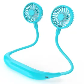Amacool 769891562096 Neck Fan Battery Operated Neckband Hand-free Wearable Personal For Ho