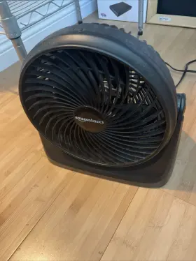 Ft19-16ab Amazon Basics 11-inch Air Circulator Fan With 90-degree Tilt Head And 3 Speed Settings Ultra