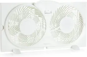 Wdf9-1 Amazon Basics Window Fans For Home Bedroom Twin Heads Cooling Airflow Exhaust