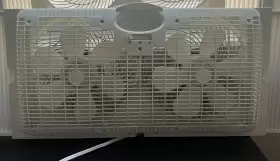 Wdf9-1s Amazon Basics Window Fan With Manual Controls Twin 9 Inch Blades White #2