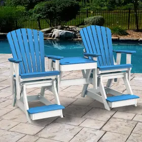 1-516bw-k American Furniture Classics Model 516bw-k Double Balcony Height Glider With Cent