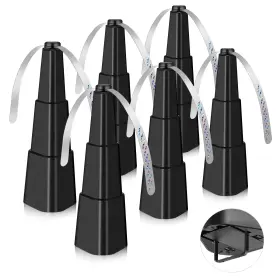 Amiaedu 768459140578 Fly Fans For Tables Repellent Fan Portable And Easy Use 6 Pack Black