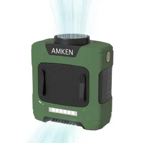 Amken 735626321221 Waist Fan - Belt Portable Clip With 10000mah Battery 24-hour Work Inch