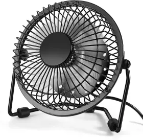 Xfs001b Amken Small Desk Fan 4 Inch Usb Powered By 360 Rotation - Fans