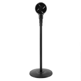 Dhs-cyhi-tr07b Amucolo Pedestal Fan With Remote Control 44.5 Inch 6-speeds Metal Drum Jet Black