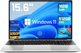 N5095 Anpcower 726084145108 2025 Latest 15.6ftft Laptop Windows 11 16gb Ram 512gb Pcie Ssd Intel Proce