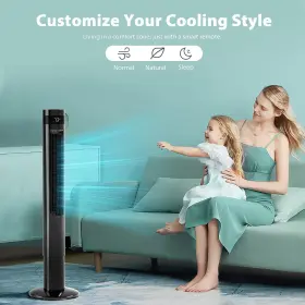Antarctic Star 613464773450 Tower Fan Portable Electric Oscillating Quiet Cooling Remo #2