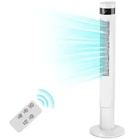 Antarctic Star 613464773580 Tower Fan Portable Electric Oscillating Quiet Cooling Remote Control Stan