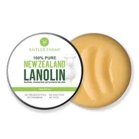 Antler Farms 445047972935 - 100% Pure New Zealand Lanolin 100g Skin Moisturizer And Protect