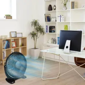 Snmx4627 Aoibox 3-speed Oscillating Floor Fan High Velocity Standalone Control Black #2
