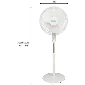 Snsa01-1fan012 Aoibox Oscillating Stand Up Pedestal Fan With Adjustable Height 23 Inch X18.5 White #3