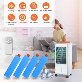 06fan001-ionled-06.v2 Apluschoice 6l Evaporative Air Cooler Fan Humidifier Remote Control 4 Ice Boxes