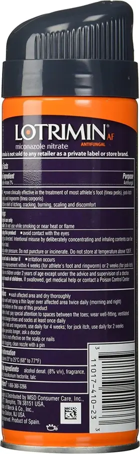 Arctic 445007651696 Af Miconazole Nitrate Deodorant Antifungal Powder Spray 4.6 Ounce - Pack Of 2 #2