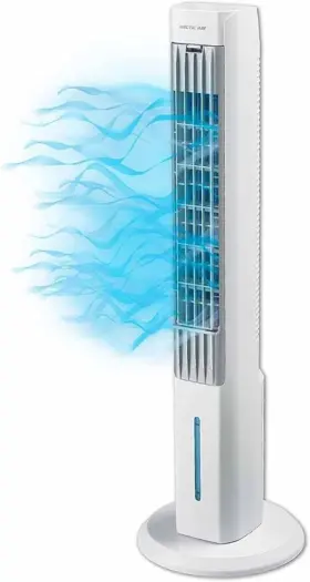 0s5-800 Arctic Air Tower 305 Cfm 4 Speed Cool Oscillating Fan White