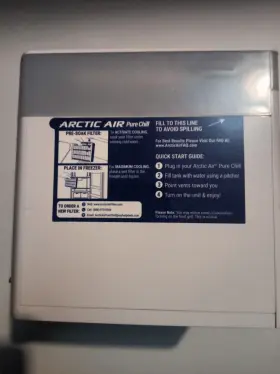 19220 Arctic Air Pure Chill Evaporative Cooler Portable Space Tested #3