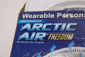 21030 Arctic Air Portable 3-speed Neck Fan - Missing Charger Cord Dirty