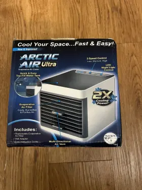 Arctic Air 656524555656 Air-ultra Evaporative Cooler Ontel Portable Fan -white Ac