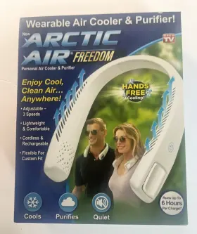 Arctic Air 735541194207 Freedom Personal Cooler - Portable 3-speed Neck Fan Tested Works #2