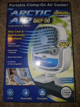 Arctic Air 735541221224 Grip Go Rechargeable Cooler Brand New In Box #2